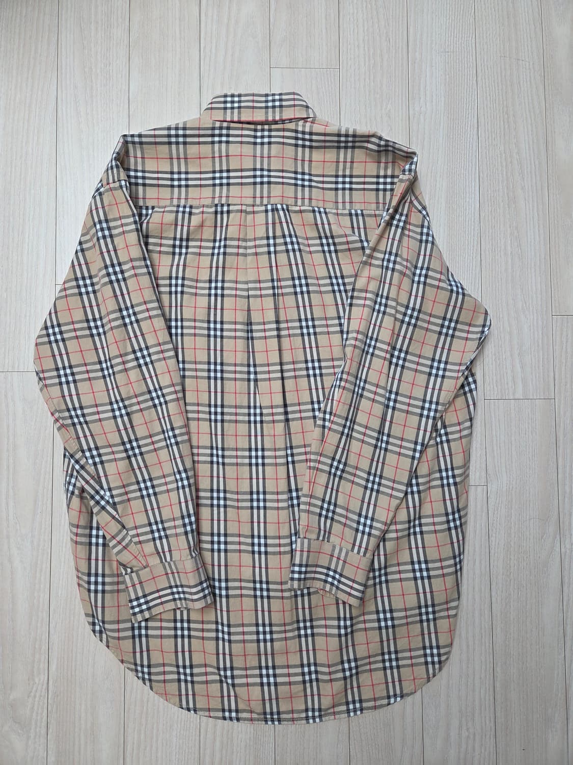 버버리 런던 클래식 노바체크 셔츠 (황금사이즈 S/95-100) 상품이미지4