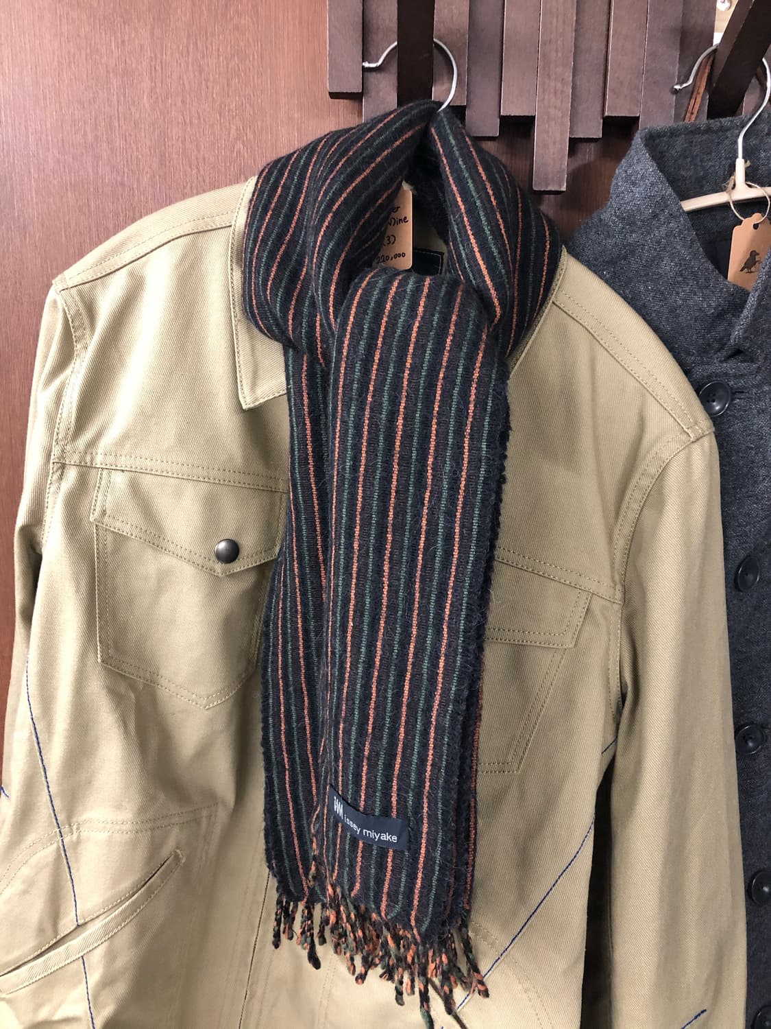 issey miyake 스트라이프 머플러  상품이미지2