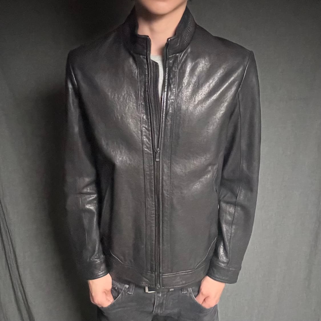 ltaly lamb skin leather jacket 상품이미지3