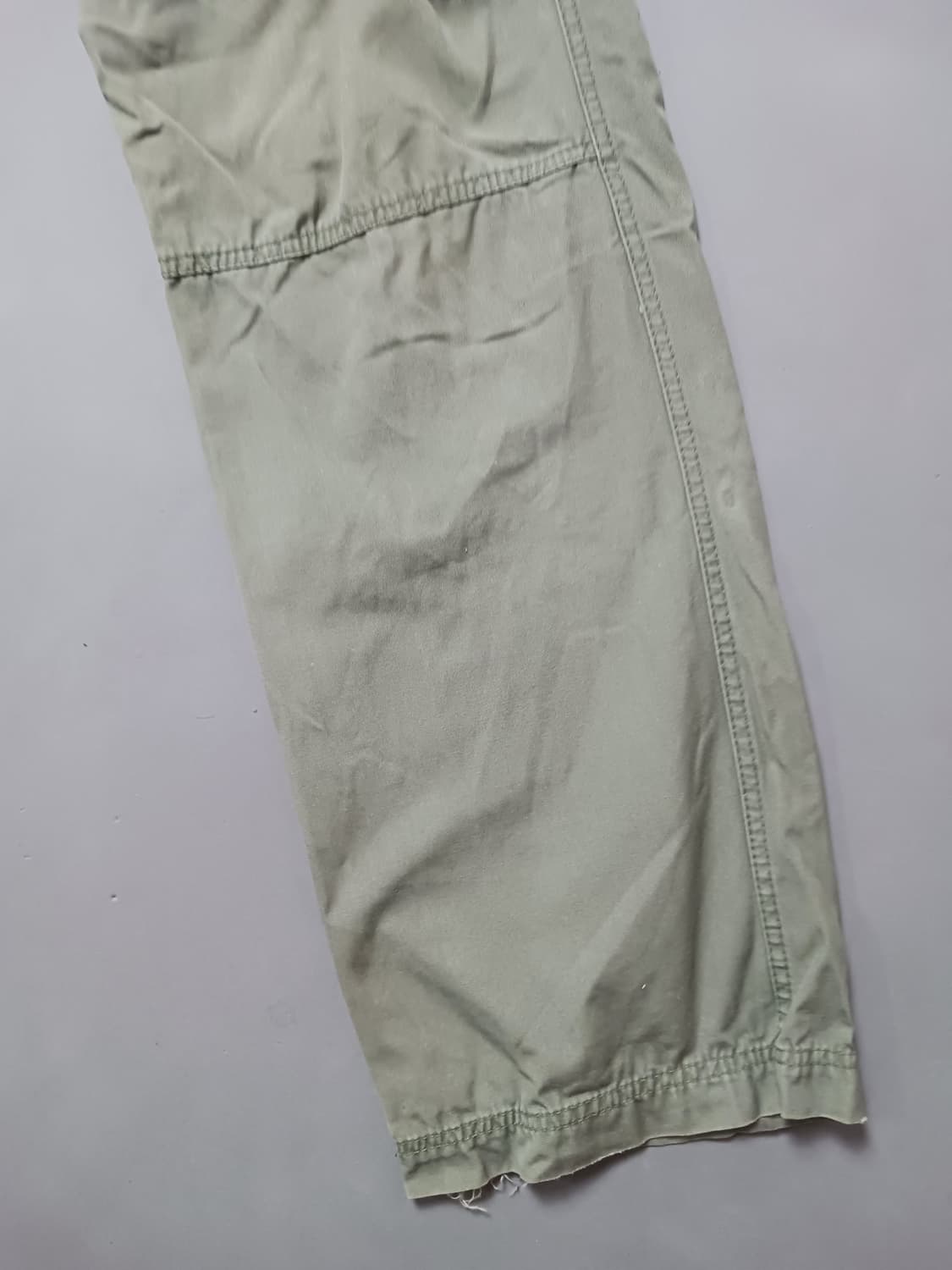 [32] 리트머스 진스 카고 팬츠 면바지 카키 상품이미지5