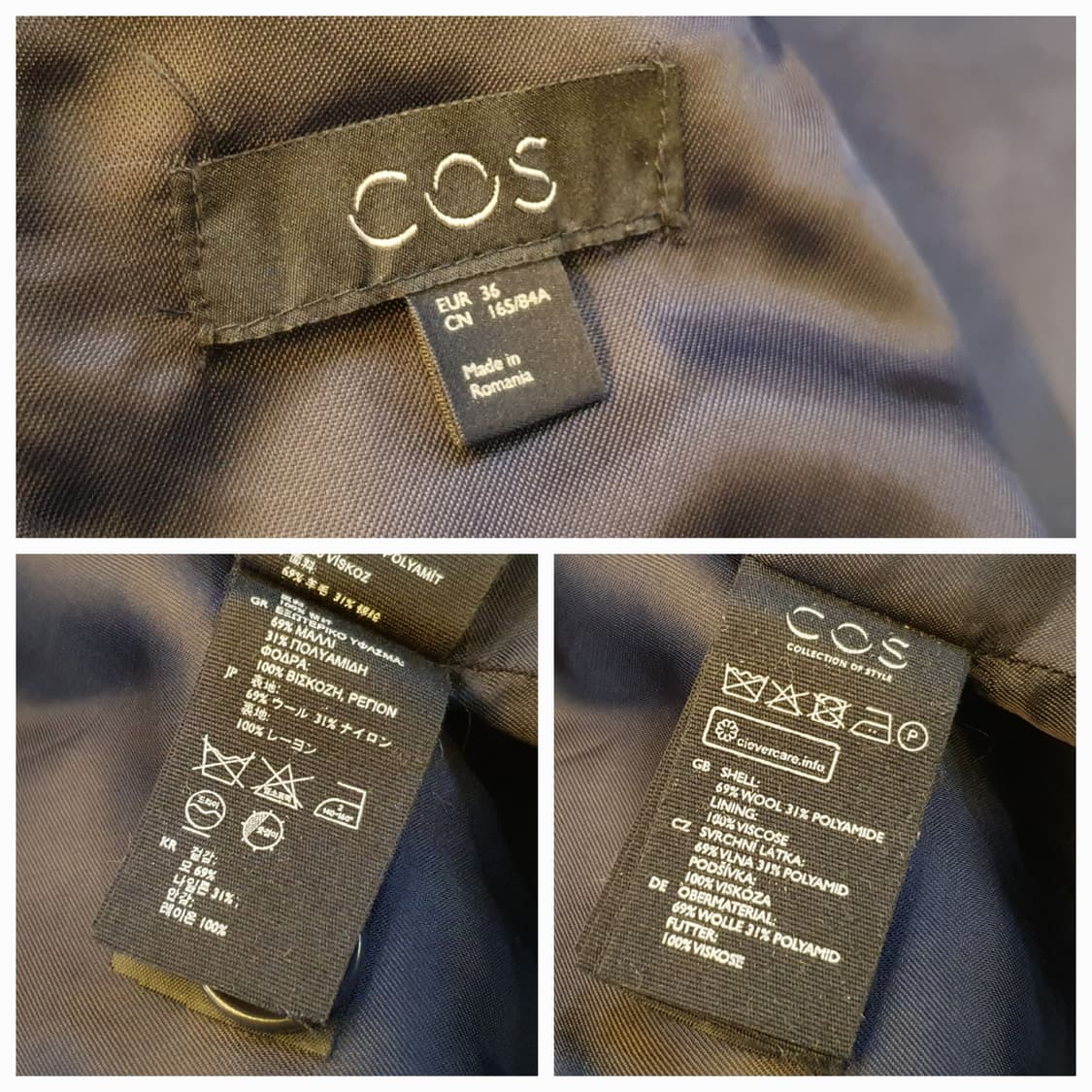 66.COS 부클 울 코트 상품이미지8