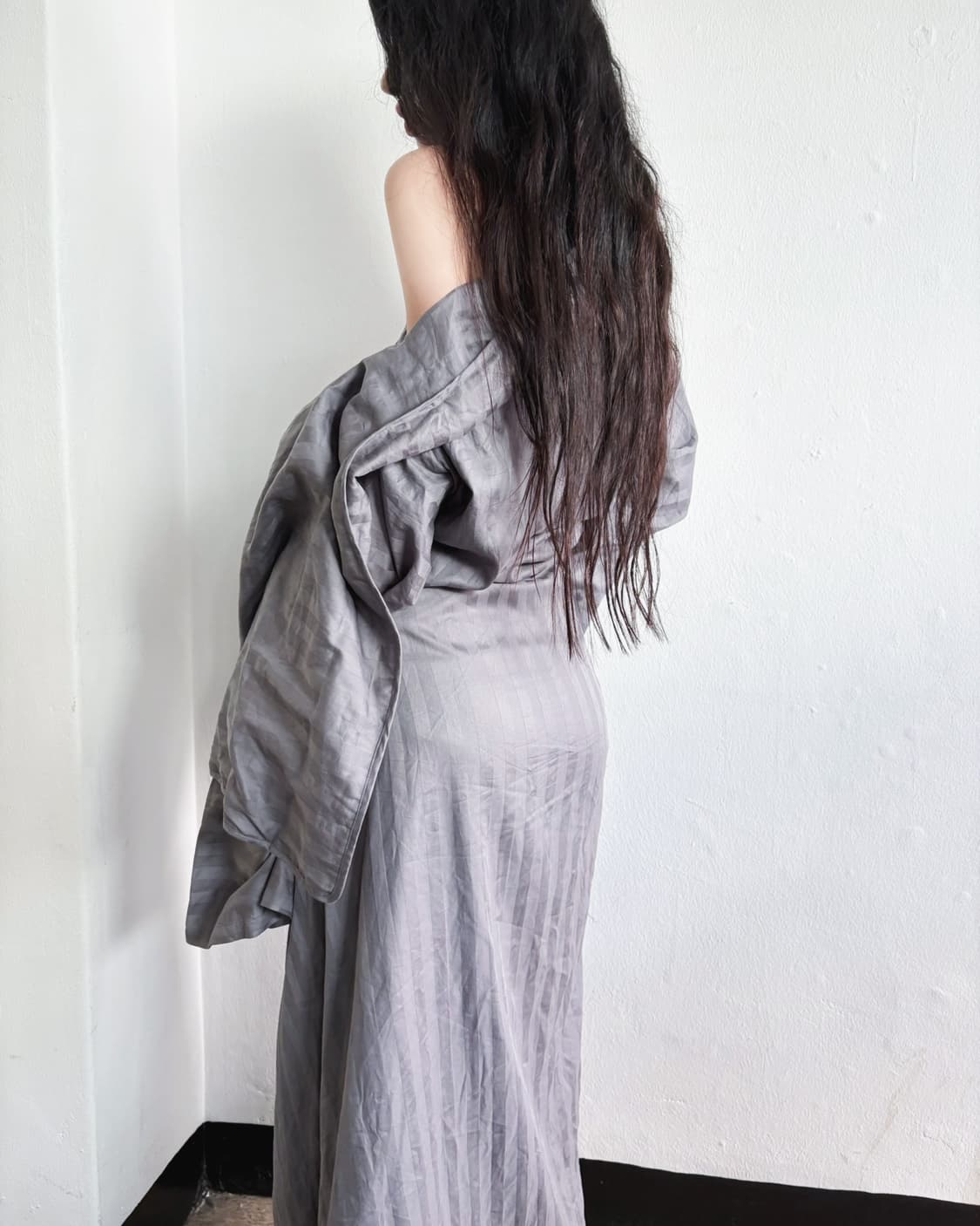 new* 마르지엘라 AW1999 리에디션 x h&m 듀벳 코트 상품이미지3