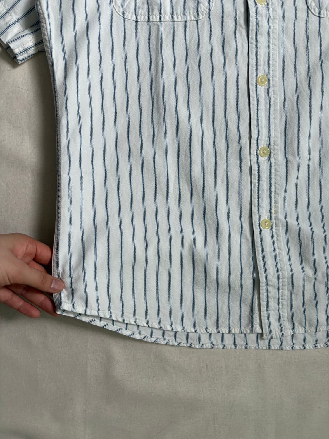 striped short sleeved shirt 상품이미지6