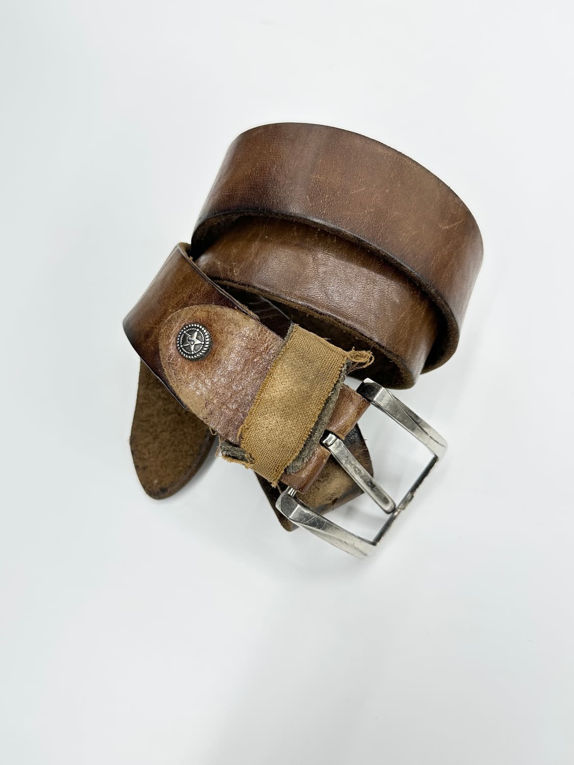 NONE vintage leather belt 상품이미지2
