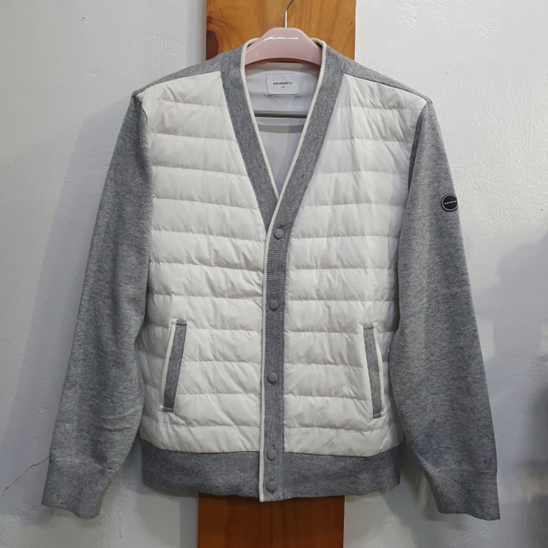 애시워스 구스다운 골프패딩 방풍니트자켓(105) 상품이미지2