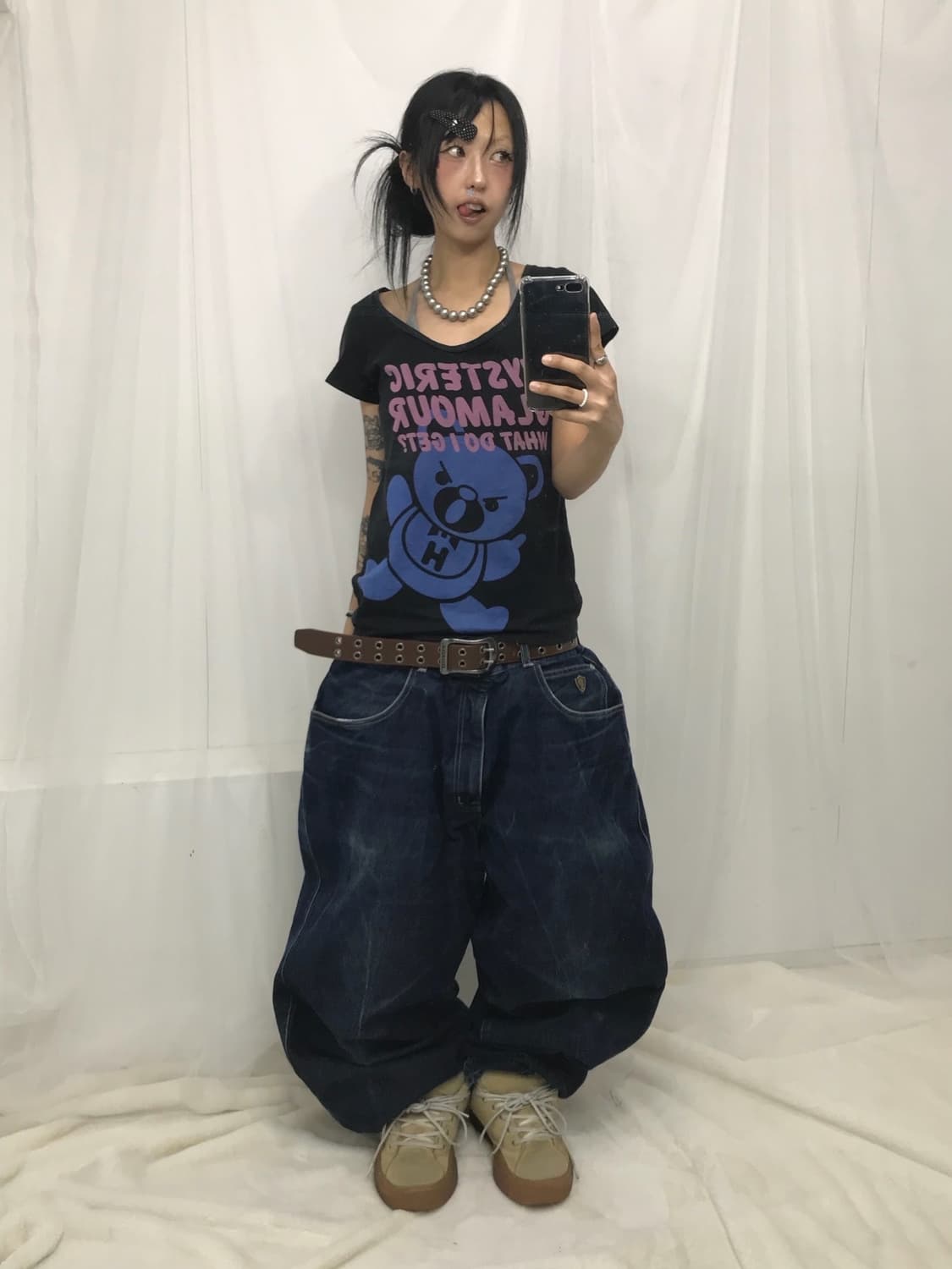 Hysteric Glamour Fxxk Bear T-shirt 상품이미지2