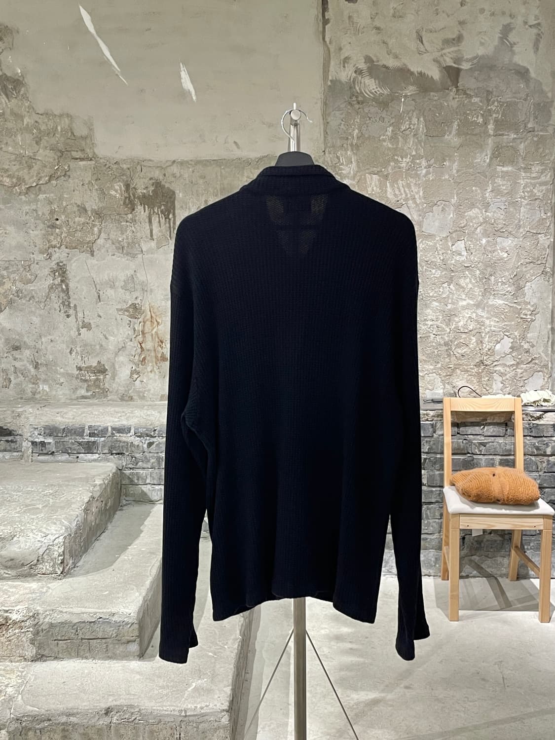 스투시 블랙 빅 써멀 와플 집업 자켓 상품이미지6