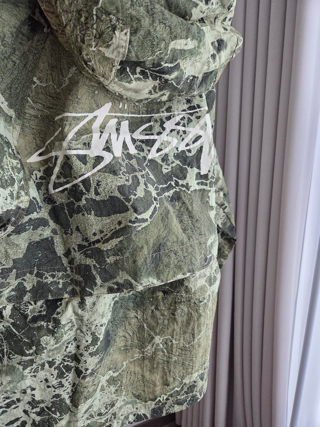 스투시 stussy 후드 밀리터리 윈드브레이커 바람막이 S 상품이미지7
