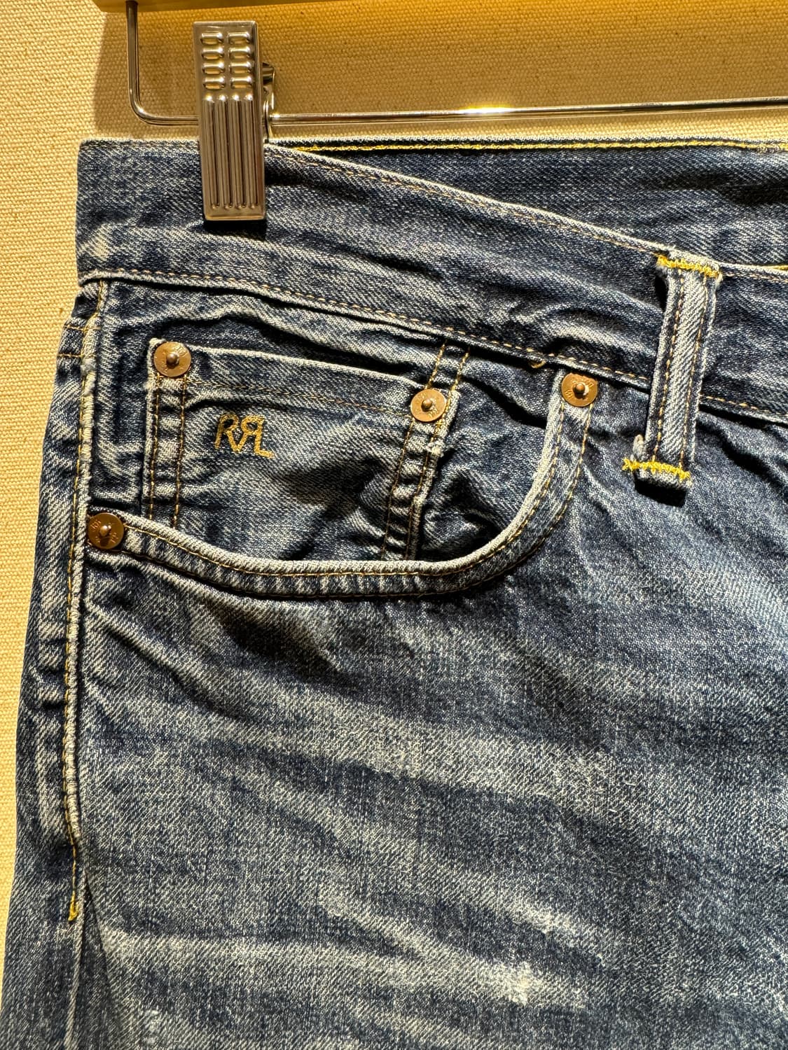 [MADE IN USA] 더블알엘 슬림 네로우 데님 팬츠 상품이미지3