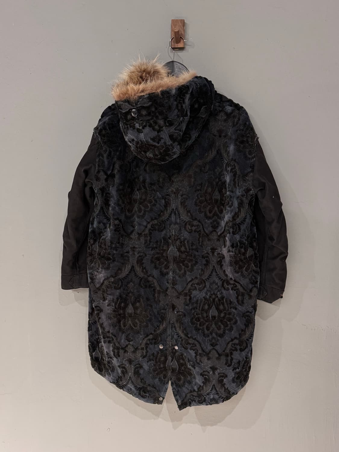 미하라야스히로 페이즐리 퍼후드 피쉬테일 파카  상품이미지9