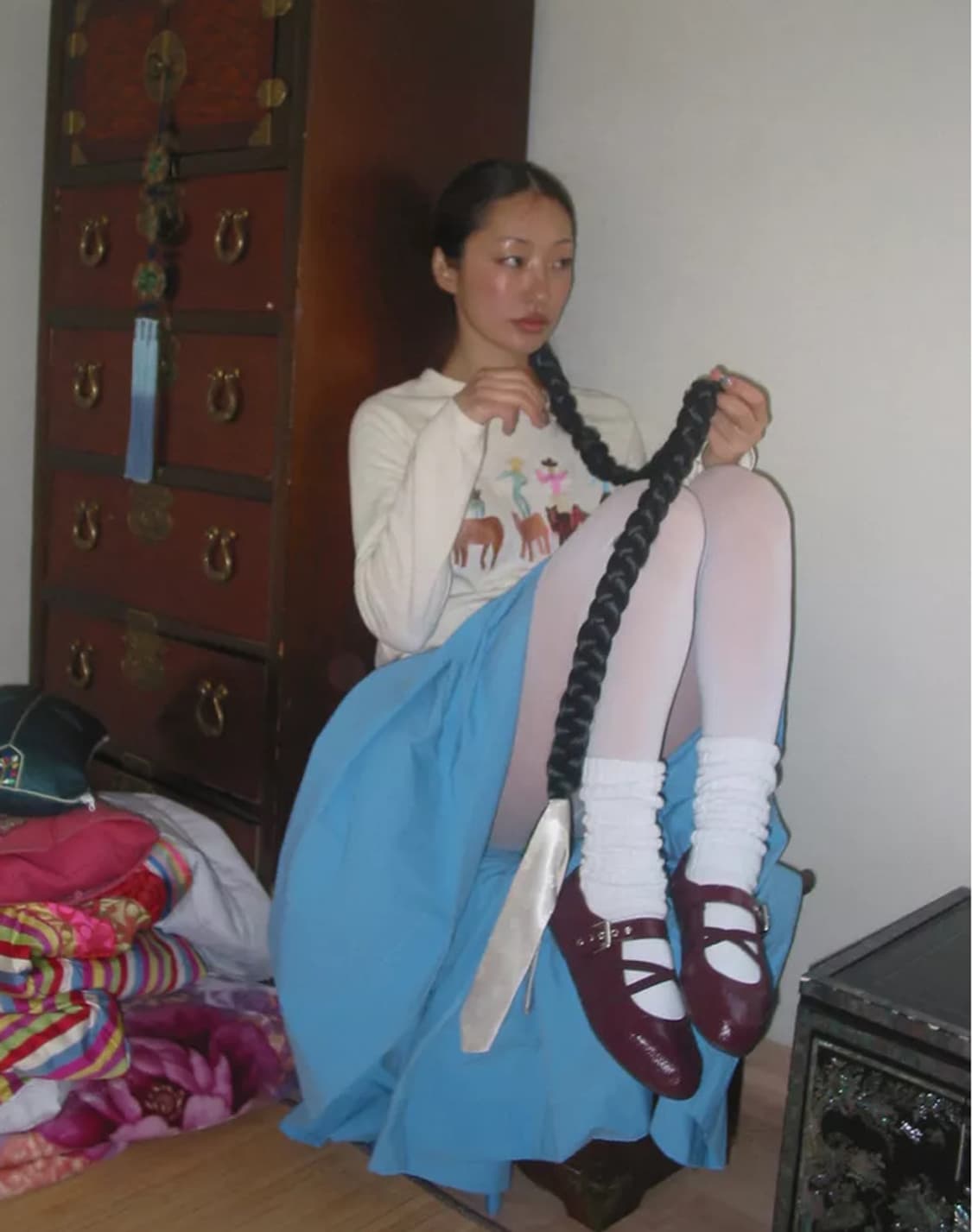 자라 볼륨 미디스커트 S 상품이미지1