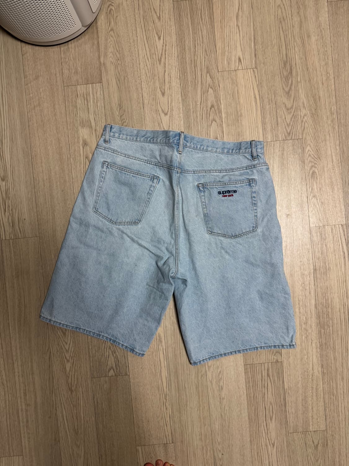 슈프림 배기 쇼츠 데님 반바지 라이트 워시드 인디고 25SS 상품이미지4