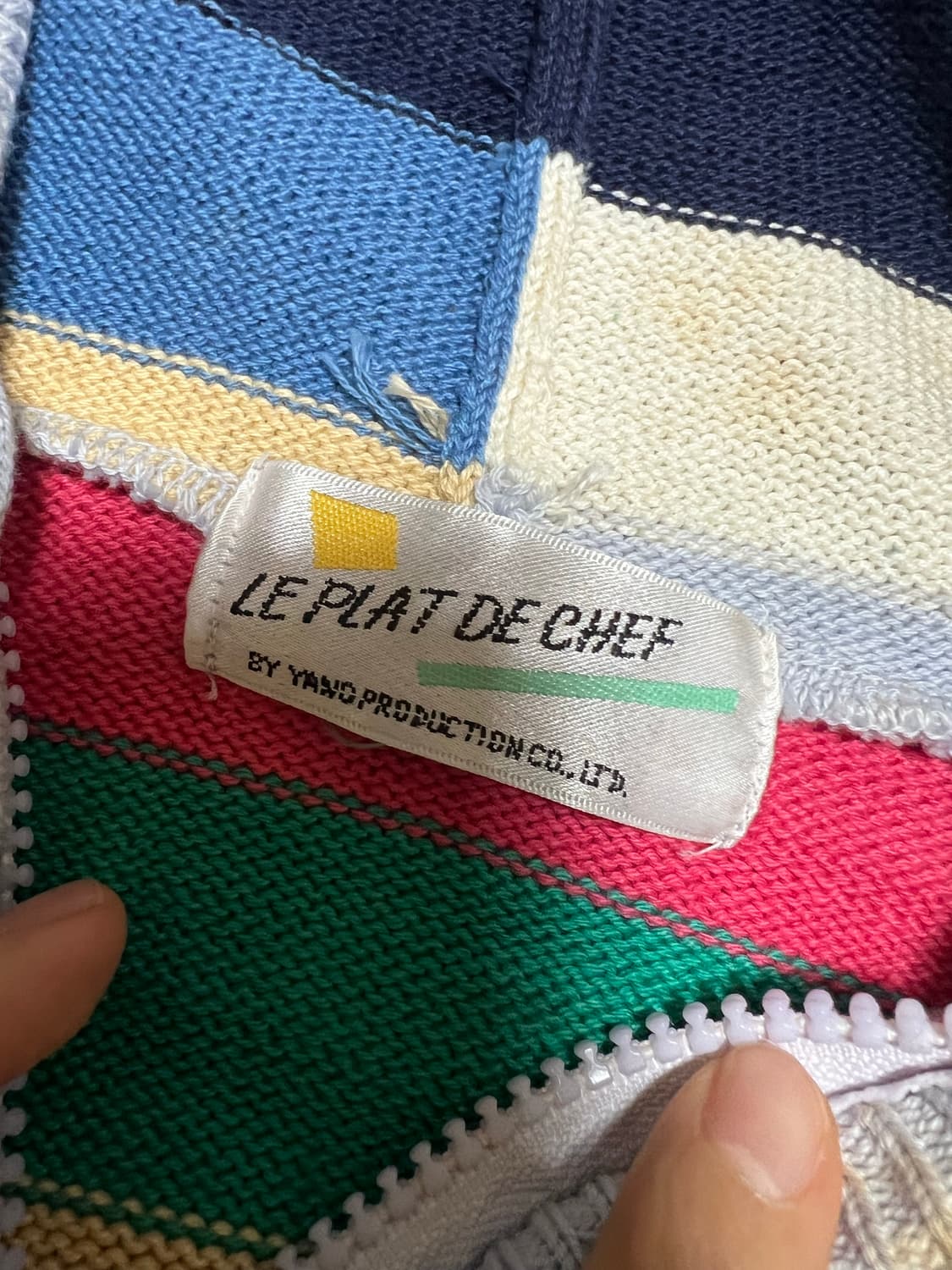 Stripes multi color hoodie 상품이미지2