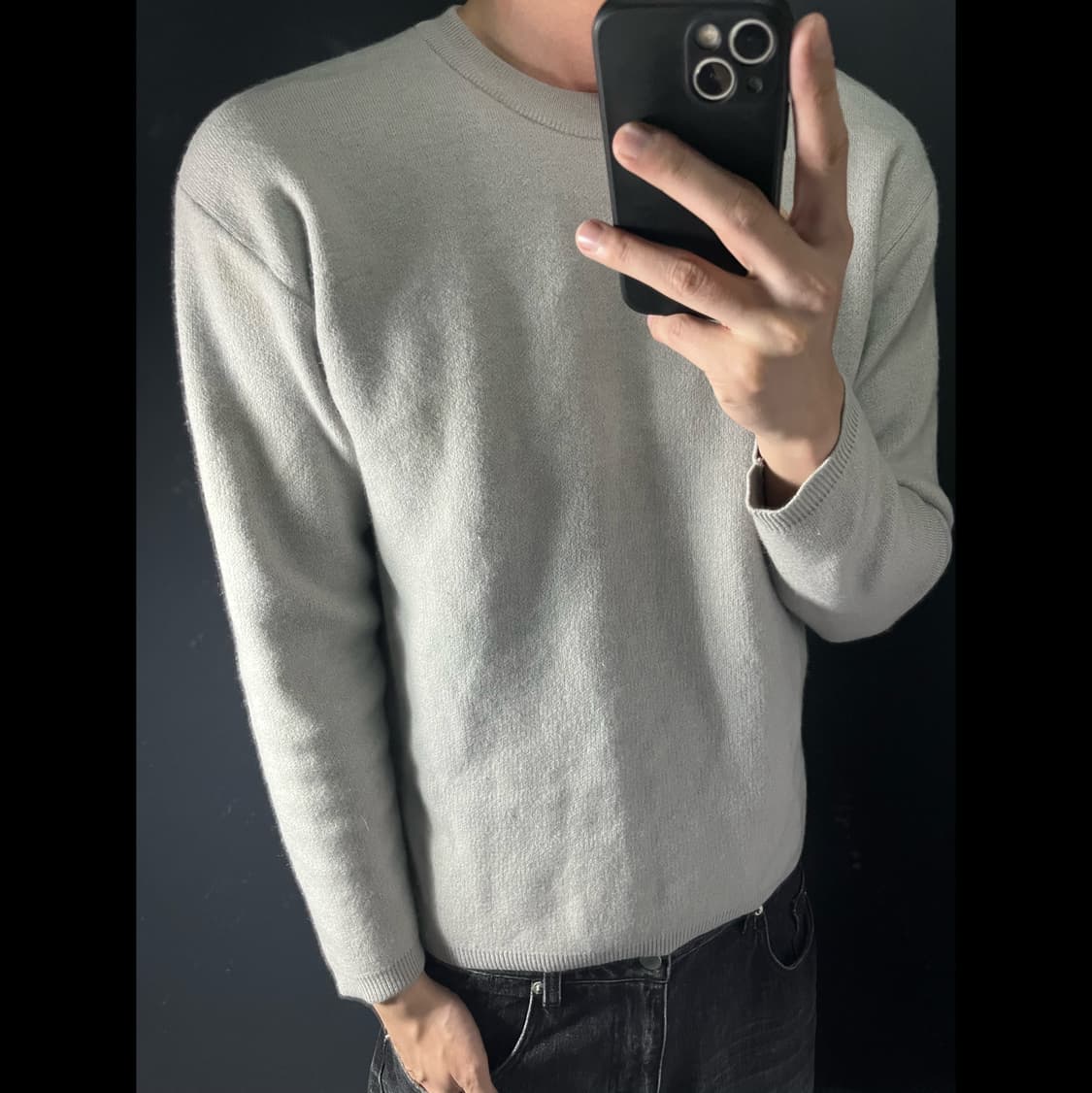 COOR 쿠어 캐시미어 울 니트 상품이미지1