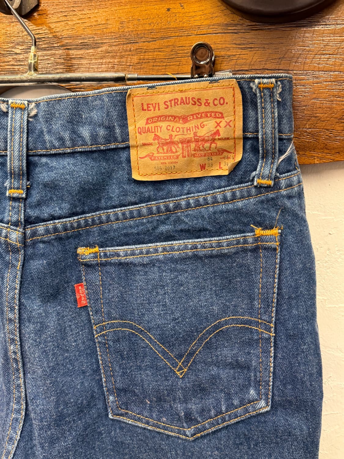 90s Levi’s 505 Denim Shorts 상품이미지5