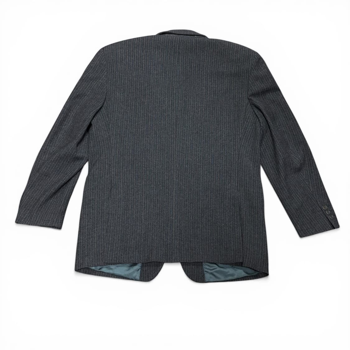 105 미쏘니 MISSONI EXAMPLE 차콜 스트라이프 울 블레이저 상품이미지2