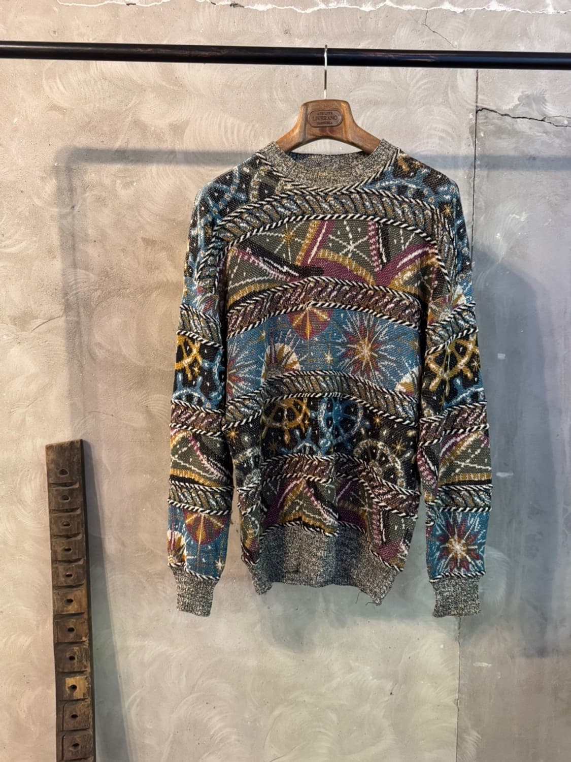 미쏘니 패턴 니트 100 상품이미지1