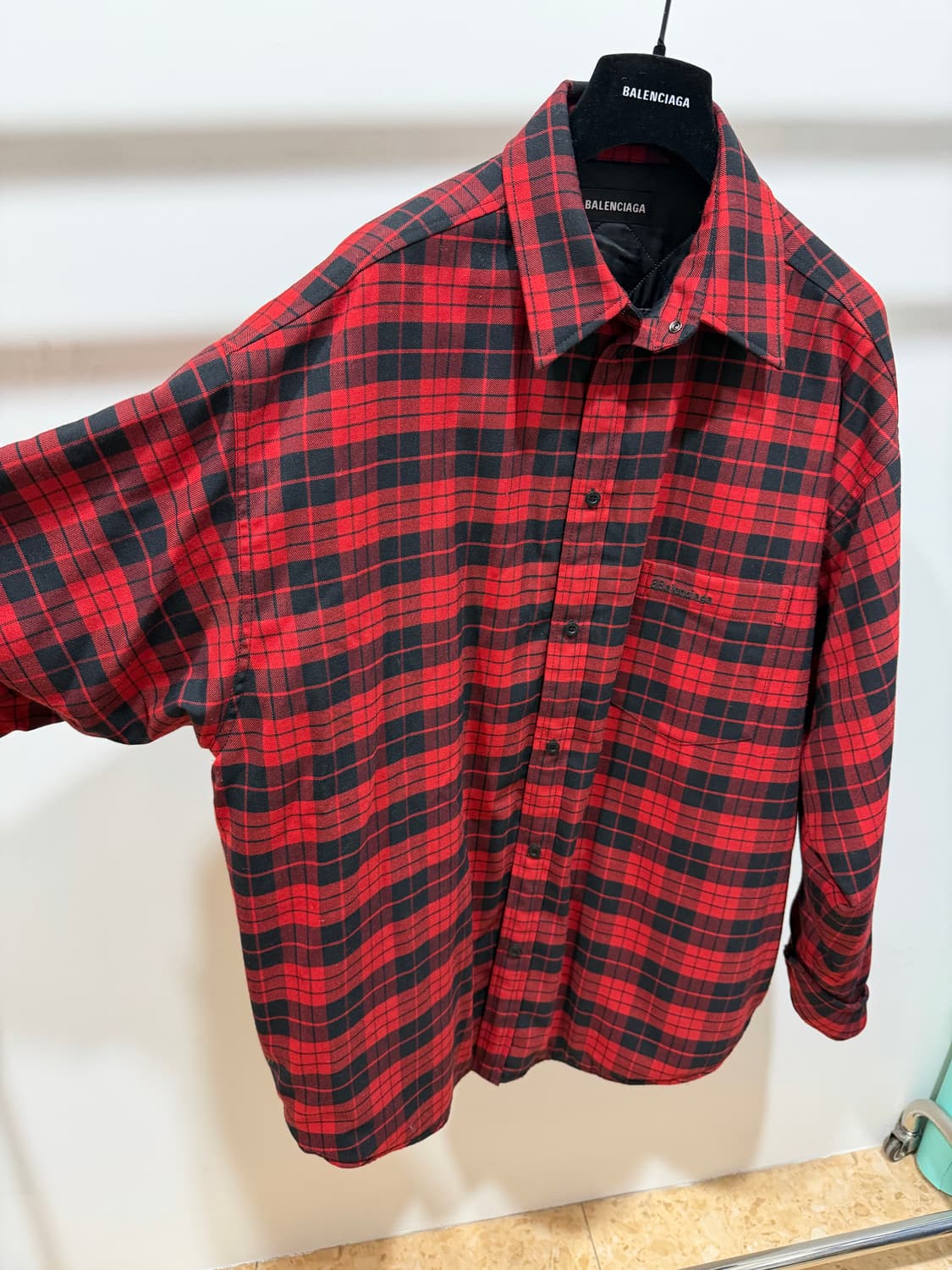 발렌시아가 패디드 셔츠자켓 100-105 상품이미지5