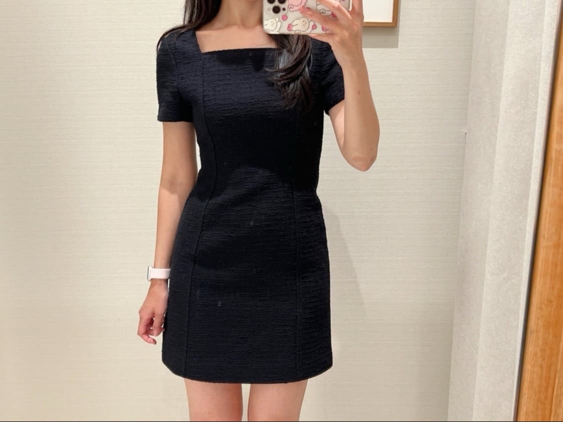 (2) 시에 아그네스 트위드 미니 드레스 상품이미지3