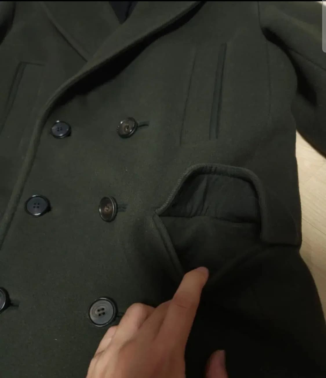 한섬 시스템 캐시미어함유 코트, L 상품이미지4