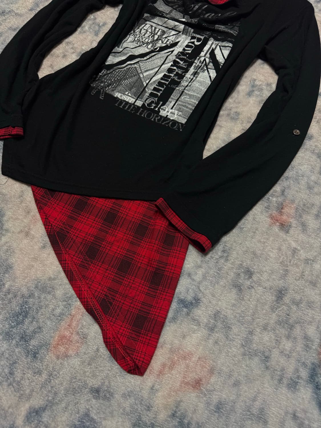 Beaumere 00s drape layered cut sew 상품이미지6