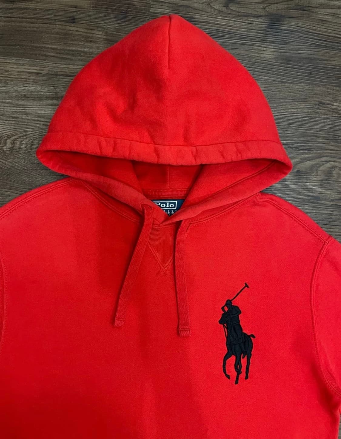 폴로 랄프로렌 빅포니 후드티 레드  상품이미지2