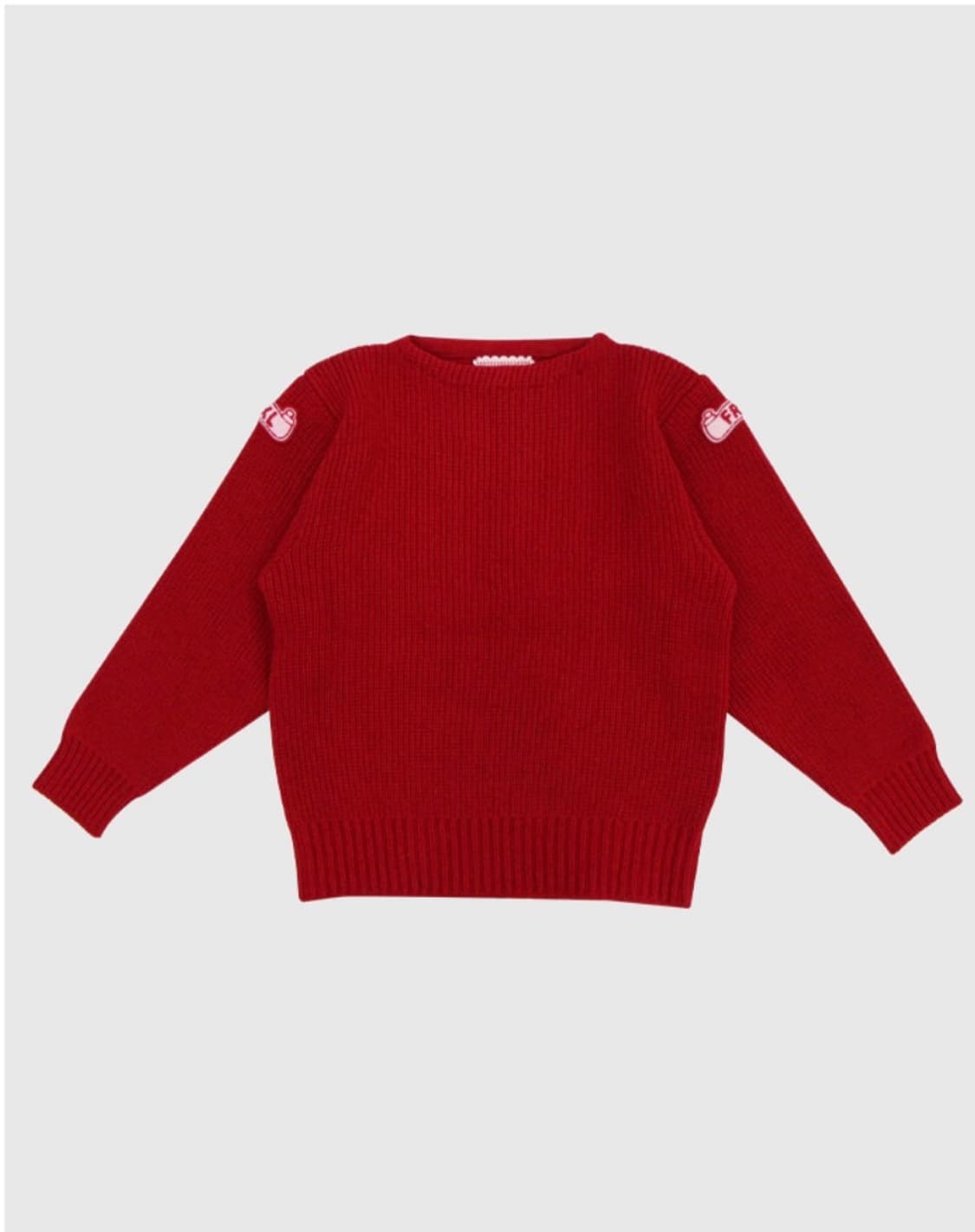 프레클 벌키 니트 레드 상품이미지1