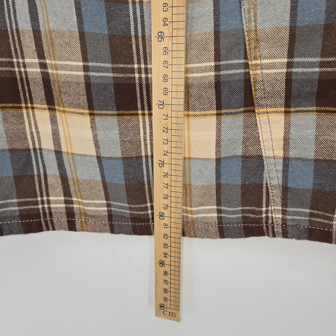 빈티지 체크 롱 스커트 상품이미지7