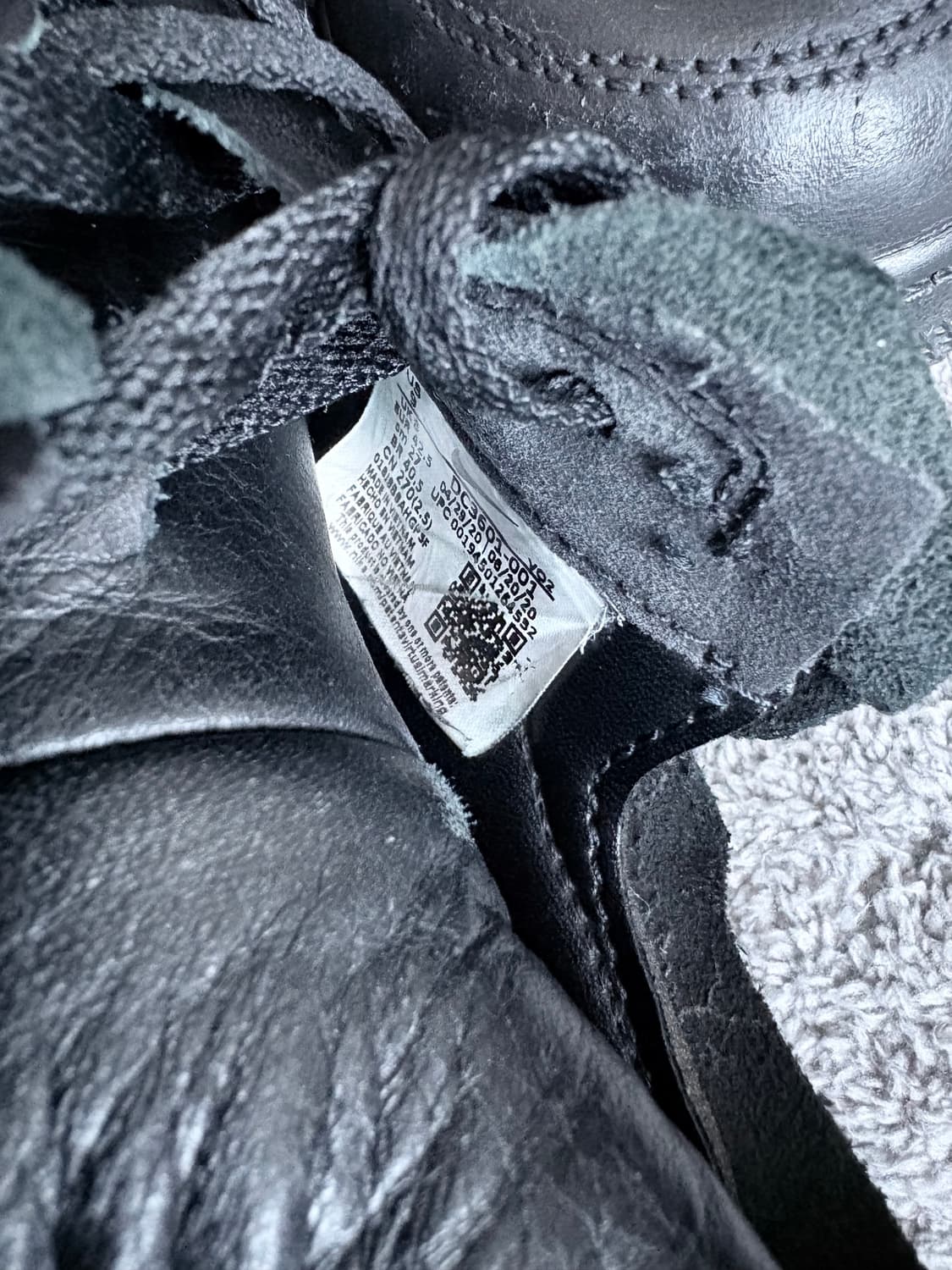 (270) 꼼데가르송 x 나이키 에어포스 블랙 상품이미지8