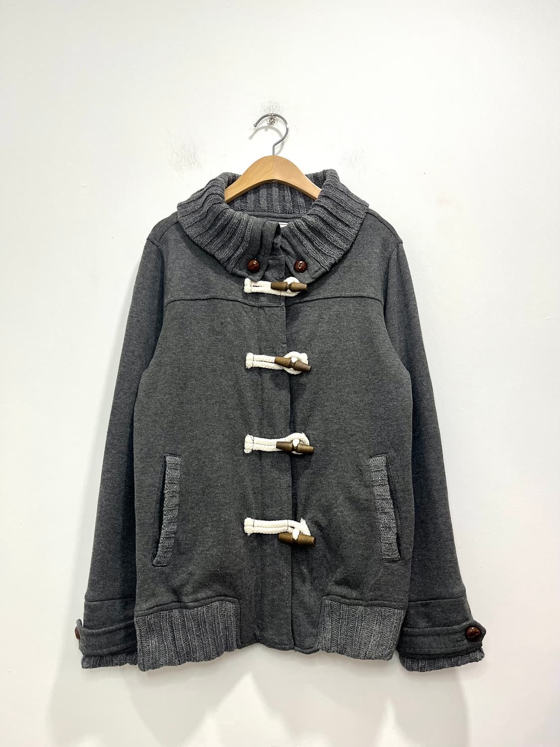 일본 빈티지 모리걸 메론빵 떡볶이 단추 집업 상품이미지1