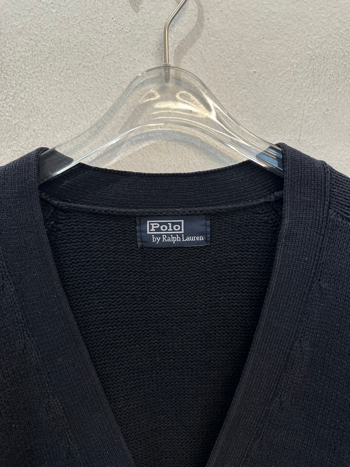 Polo cardigan navy 상품이미지4