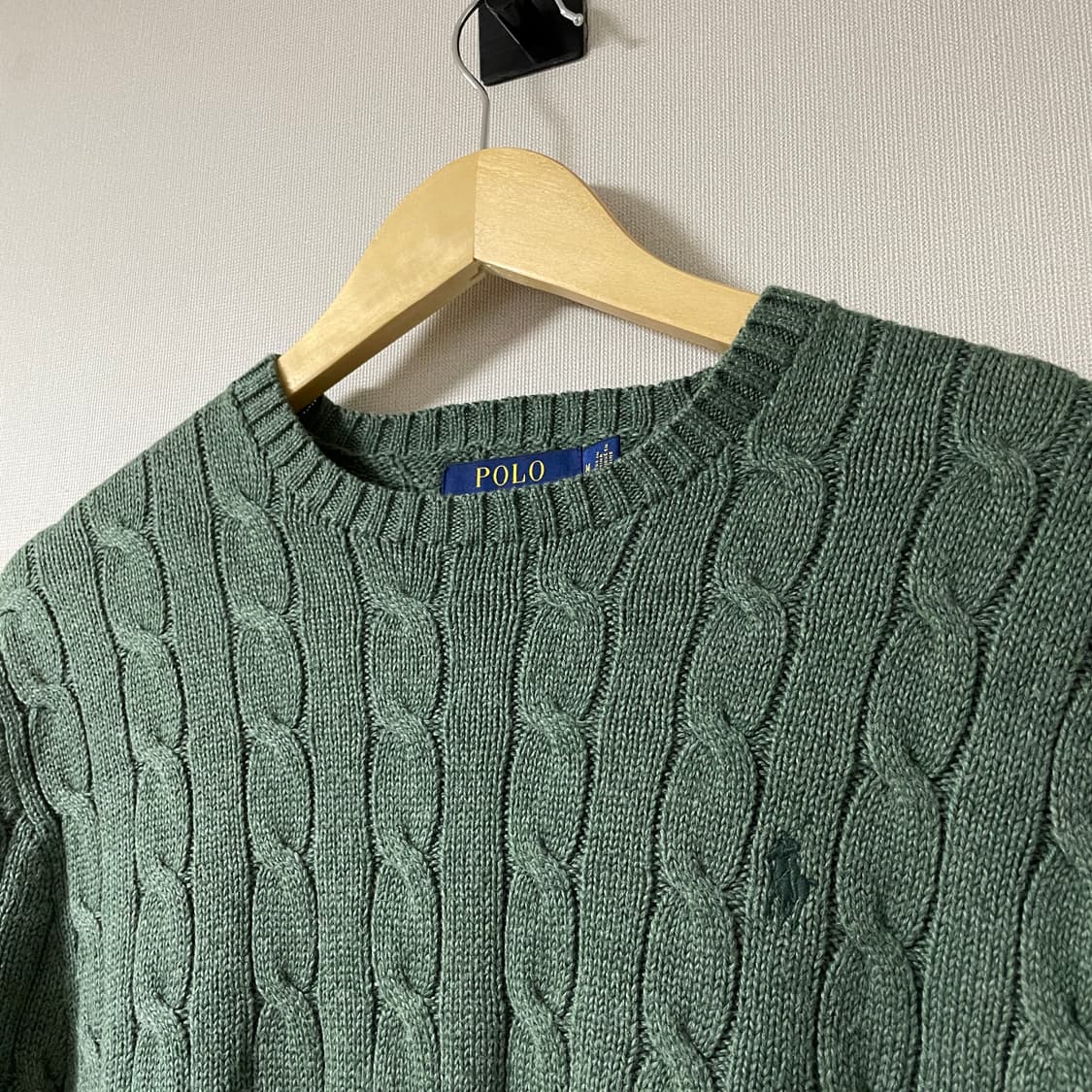 폴로 랄프로렌 케이블 니트 남성 M (95-100) 상품이미지1
