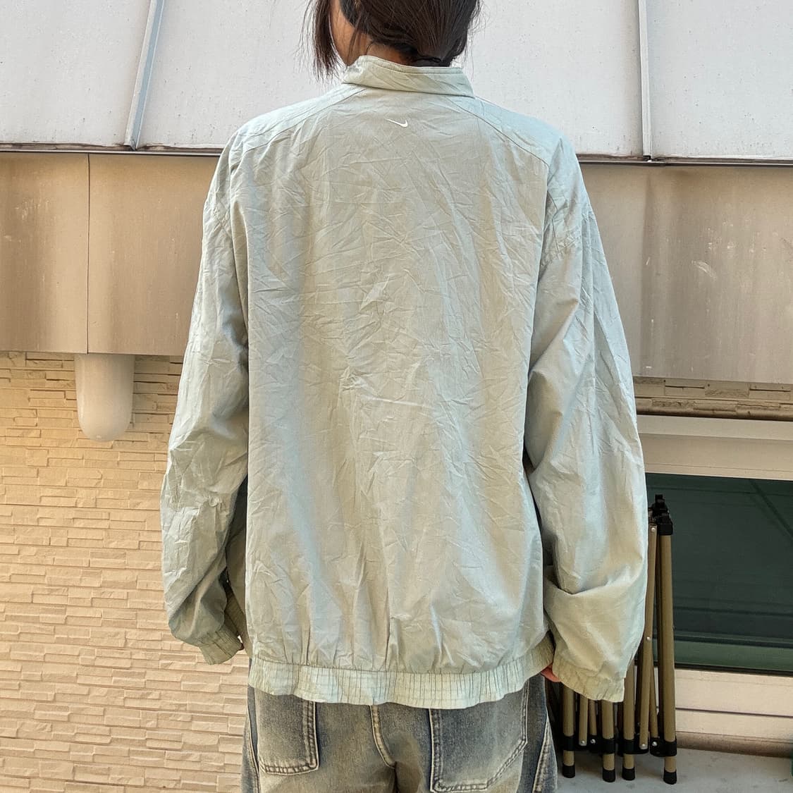 90s NIKE 올드스쿨 하이넥 집업 바람막이 상품이미지3