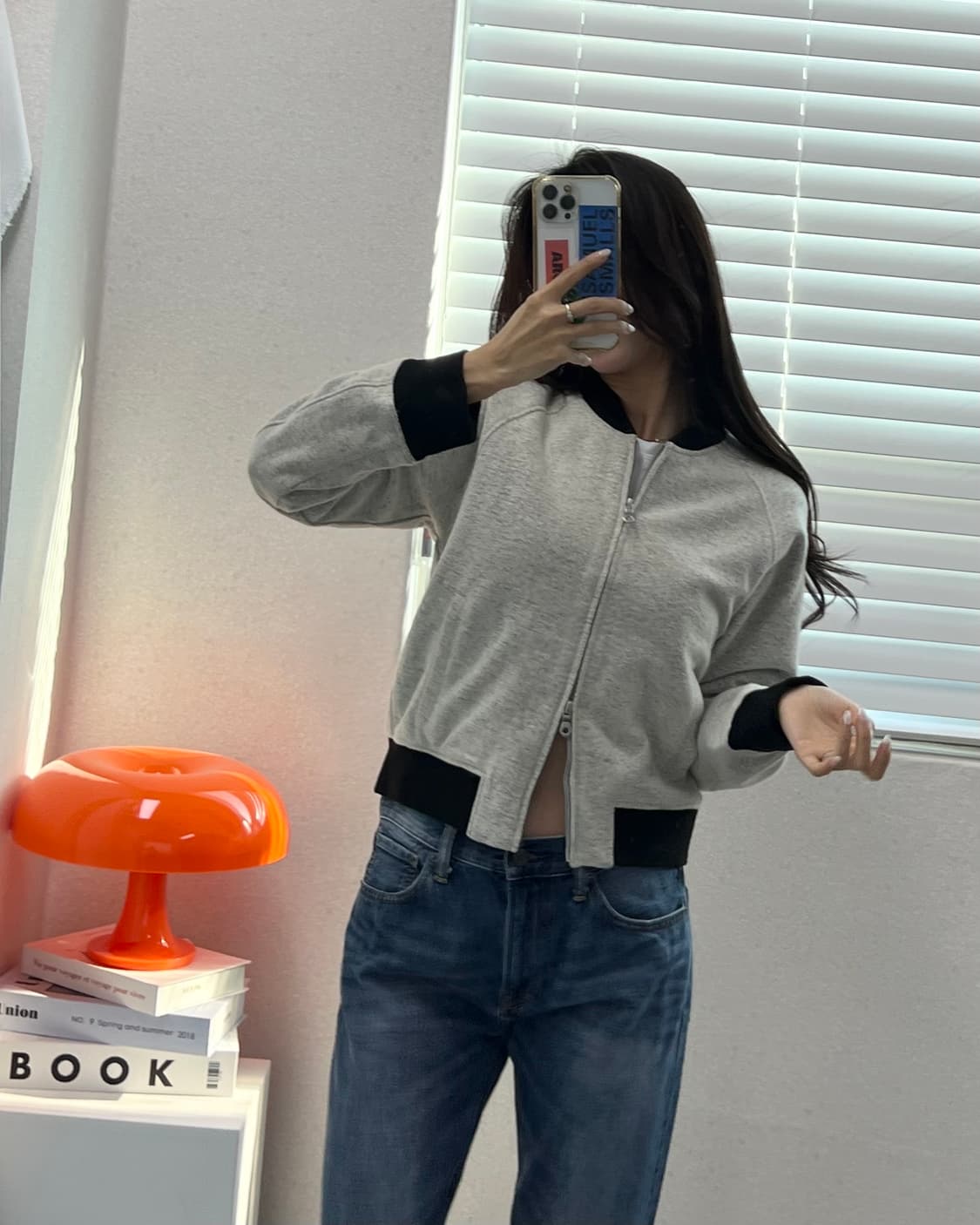 (WOMEN)NONE 스타디움 자켓-M1358 상품이미지1