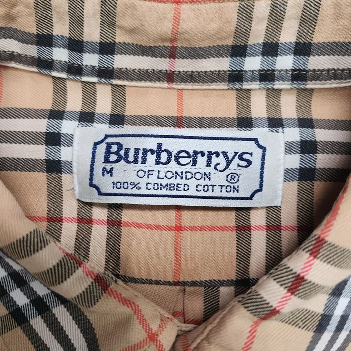 BURBERRYS 체크 셔츠 Men M 상품이미지5