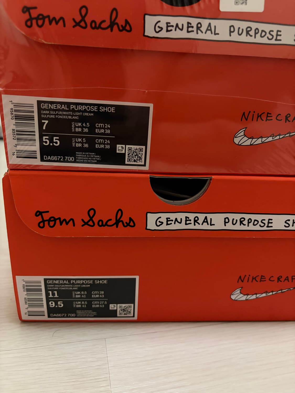 나이키 x 톰 삭스 제너럴 퍼포즈 슈 아카이브 상품이미지2