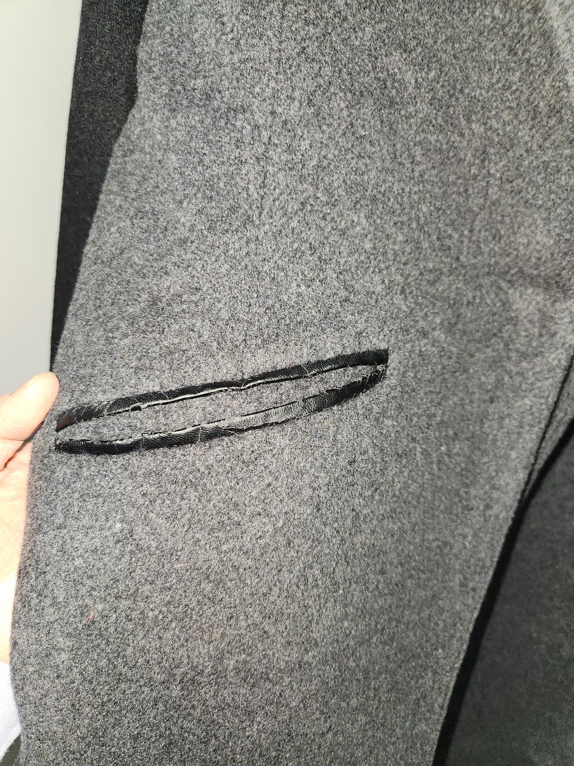 AILENE 배색 모직 코트66(90-160) 상품이미지6