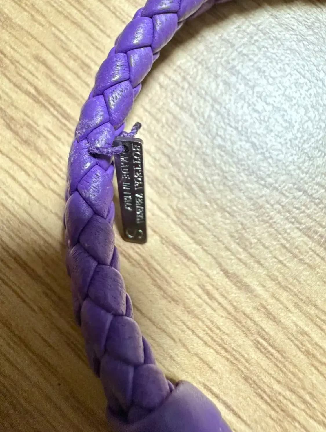 보테가베네타 인트레치아토 매듭 팔찌 퍼플 상품이미지3