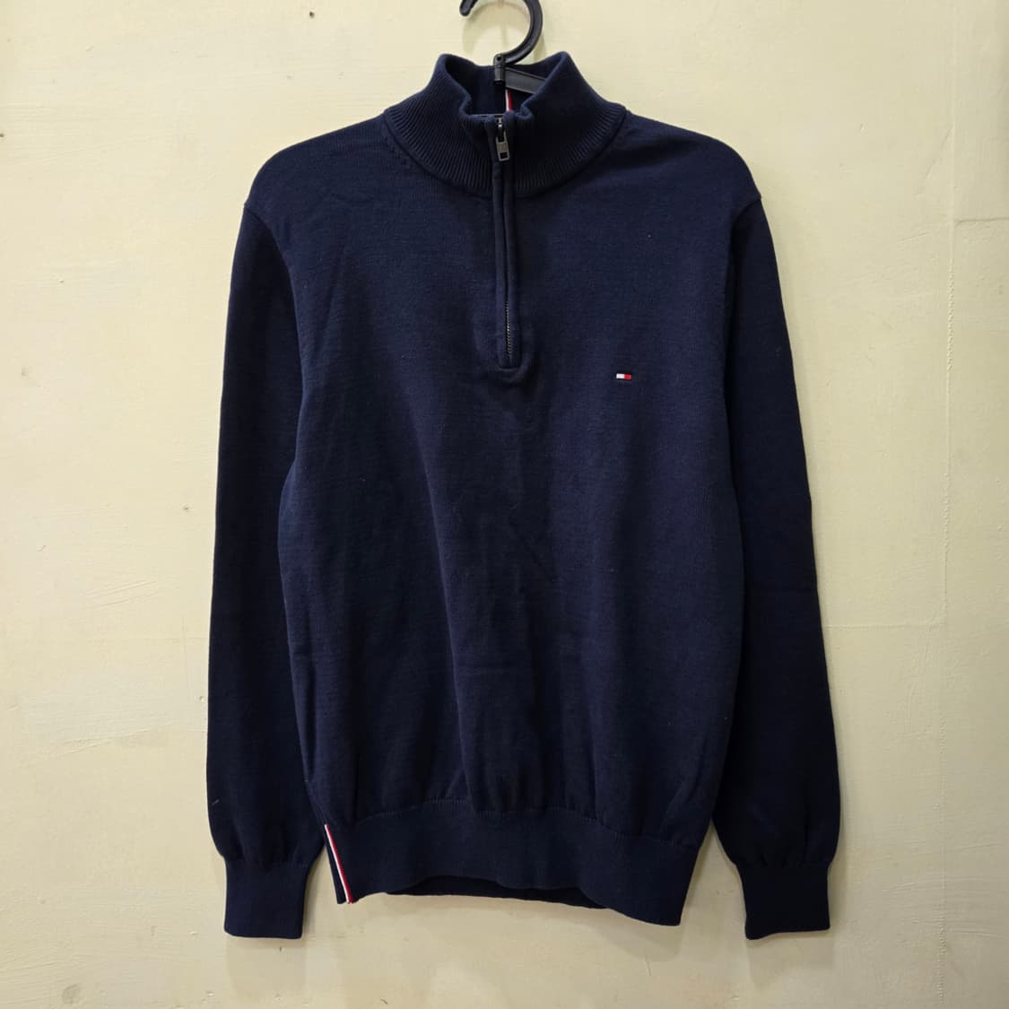 [S] 타미힐피거 하프집업 니트 (네이비) 상품이미지1