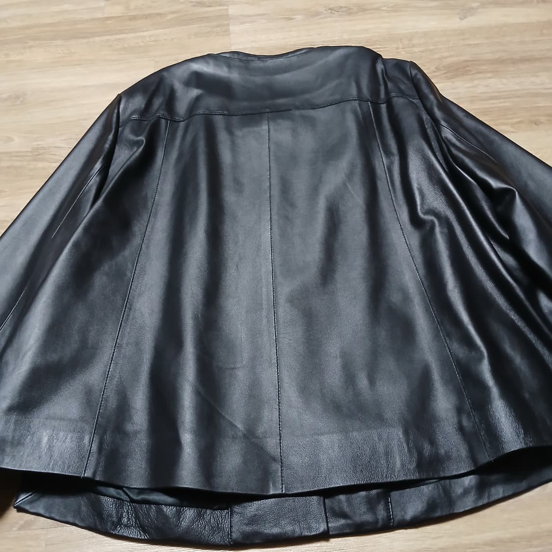 hasstige 헤스티지 양가죽 케이프 자켓 레더 상품이미지5