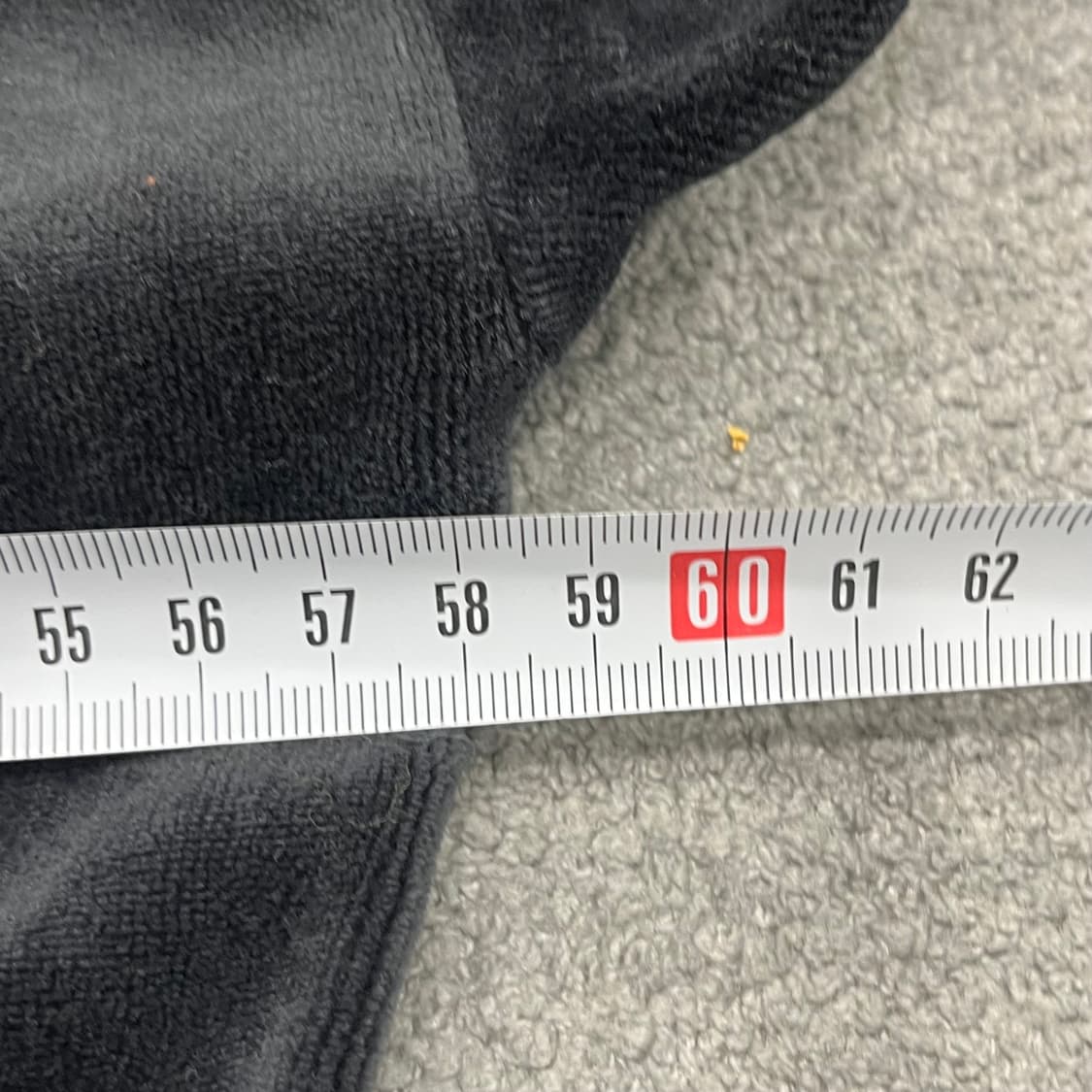46 솔리드옴므 벨벳 배색 후드티 상품이미지6