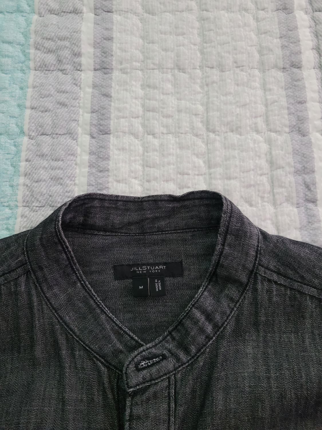 질스튜어트 뉴욕 Jill stuart New York 흑청데님 오버셔츠  상품이미지3