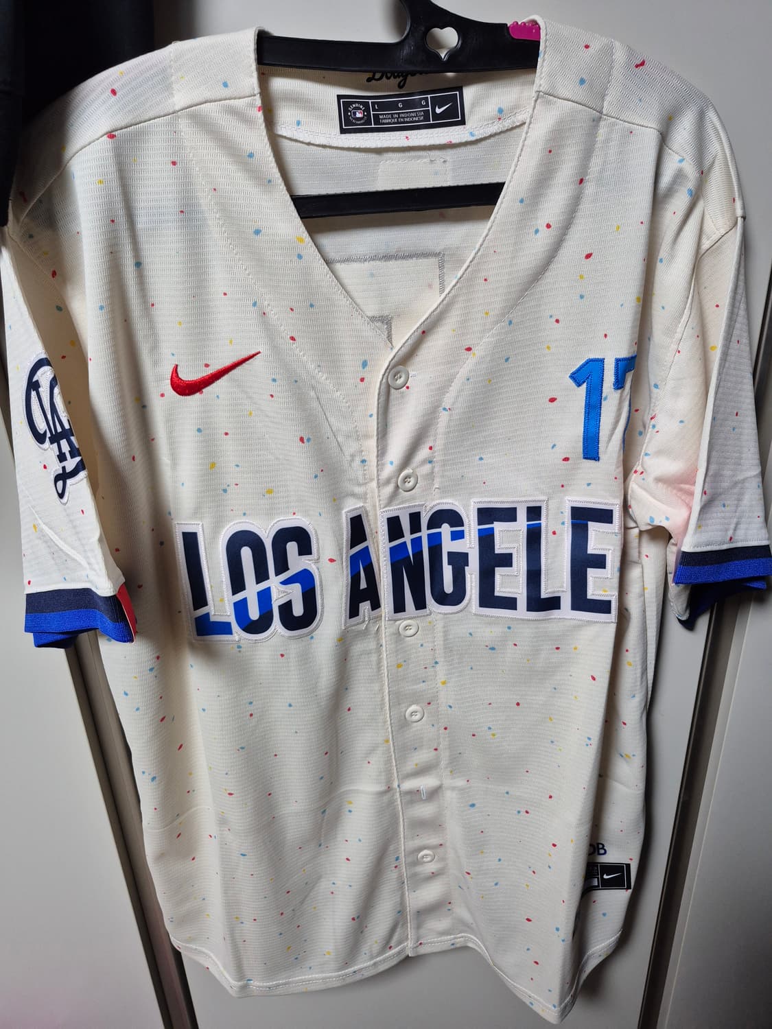 La다저스 유니폼 시티커넥트 오타니 실100사이즈 라지사이즈 팝니다 상품이미지3