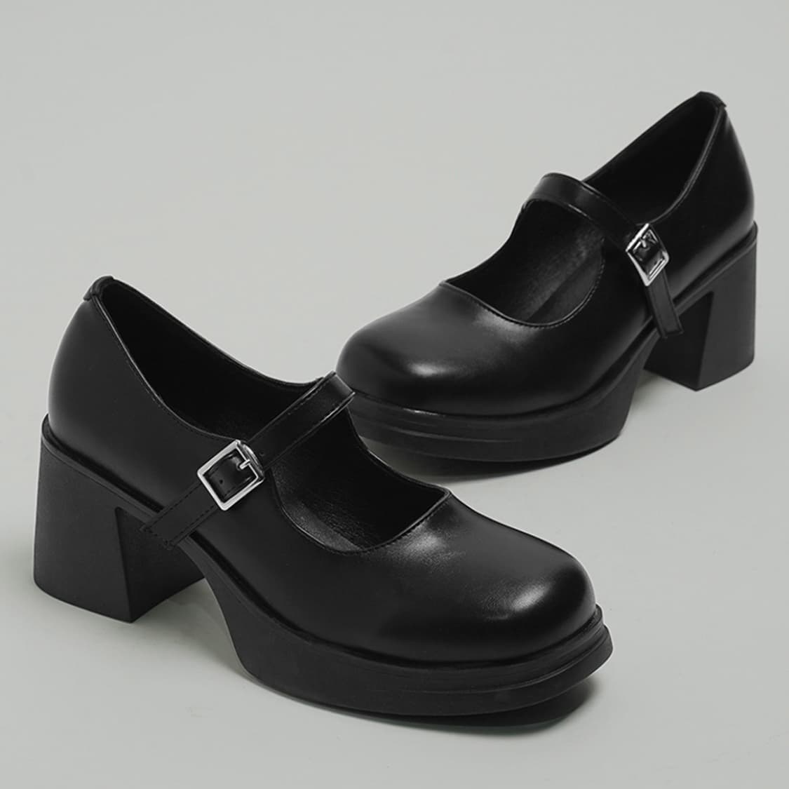 착한구두 통굽 메리제인 힐 상품이미지4