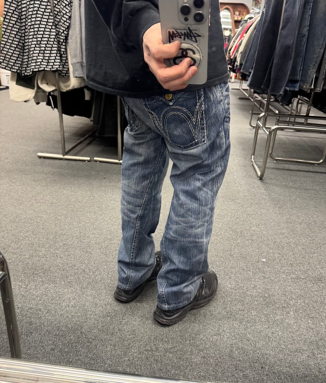 34)에드윈 빈티지 워싱 BT5013 엔지니어드 데님팬츠 상품이미지1