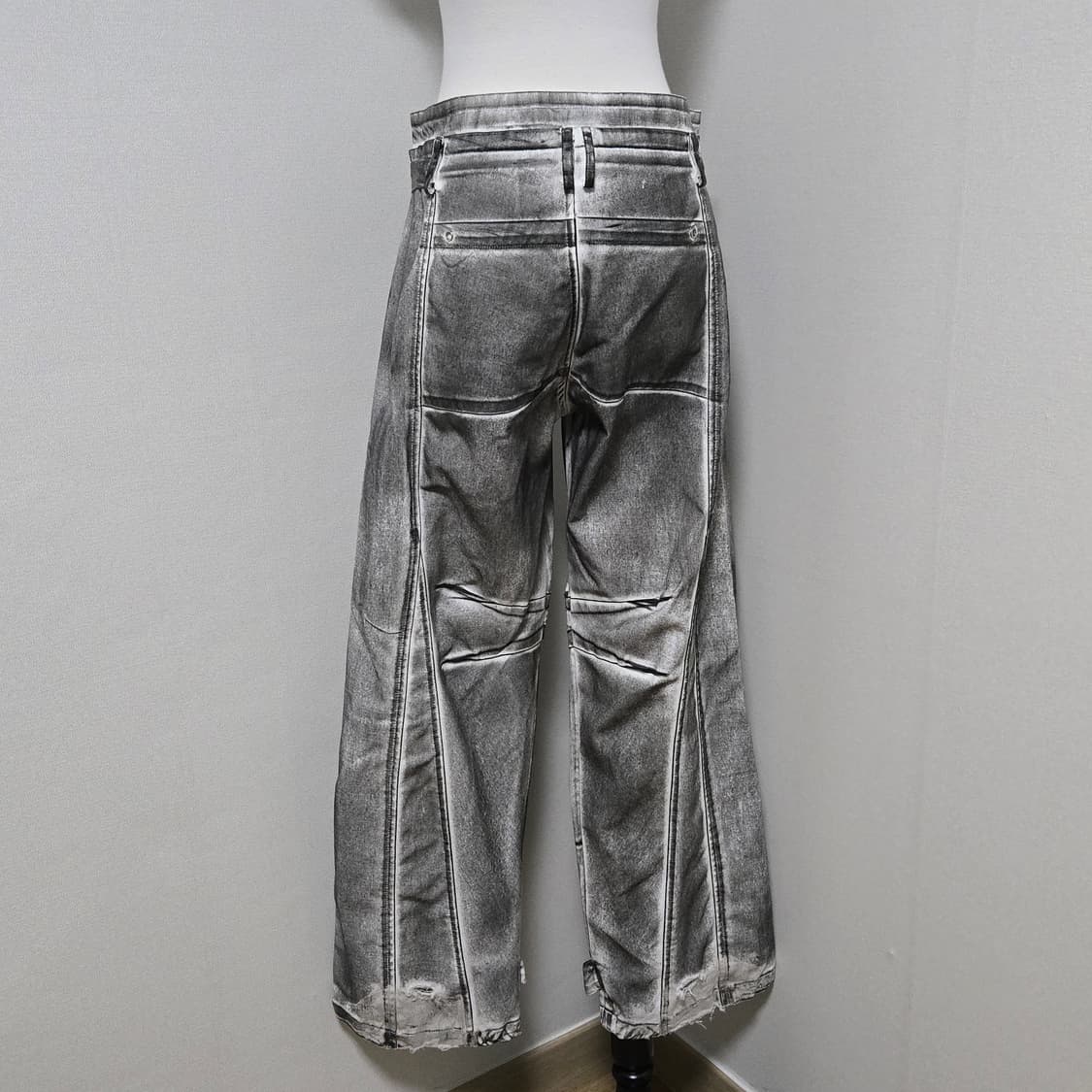 나체 슬레이 워싱 팬츠 /여성 바지/남성 바지 상품이미지9