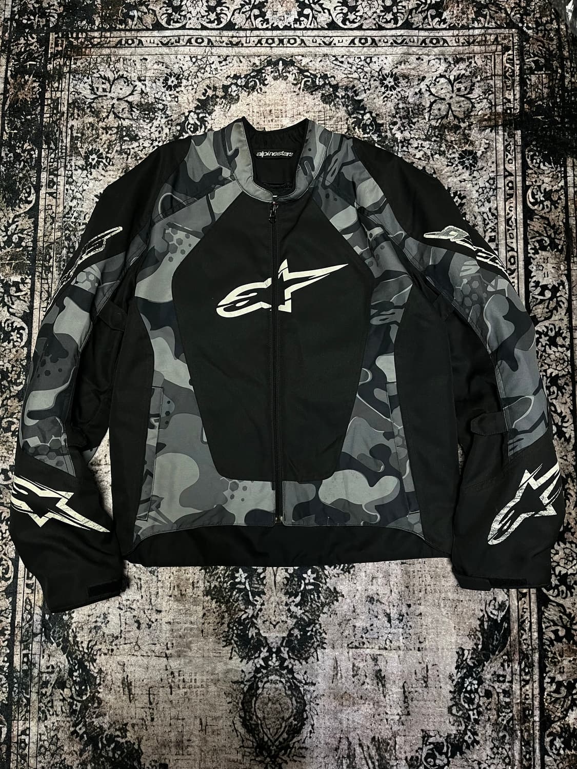 알파인스타 스나이퍼 에어 플로 카모플라쥬 바이커 자켓 (M) 상품이미지1
