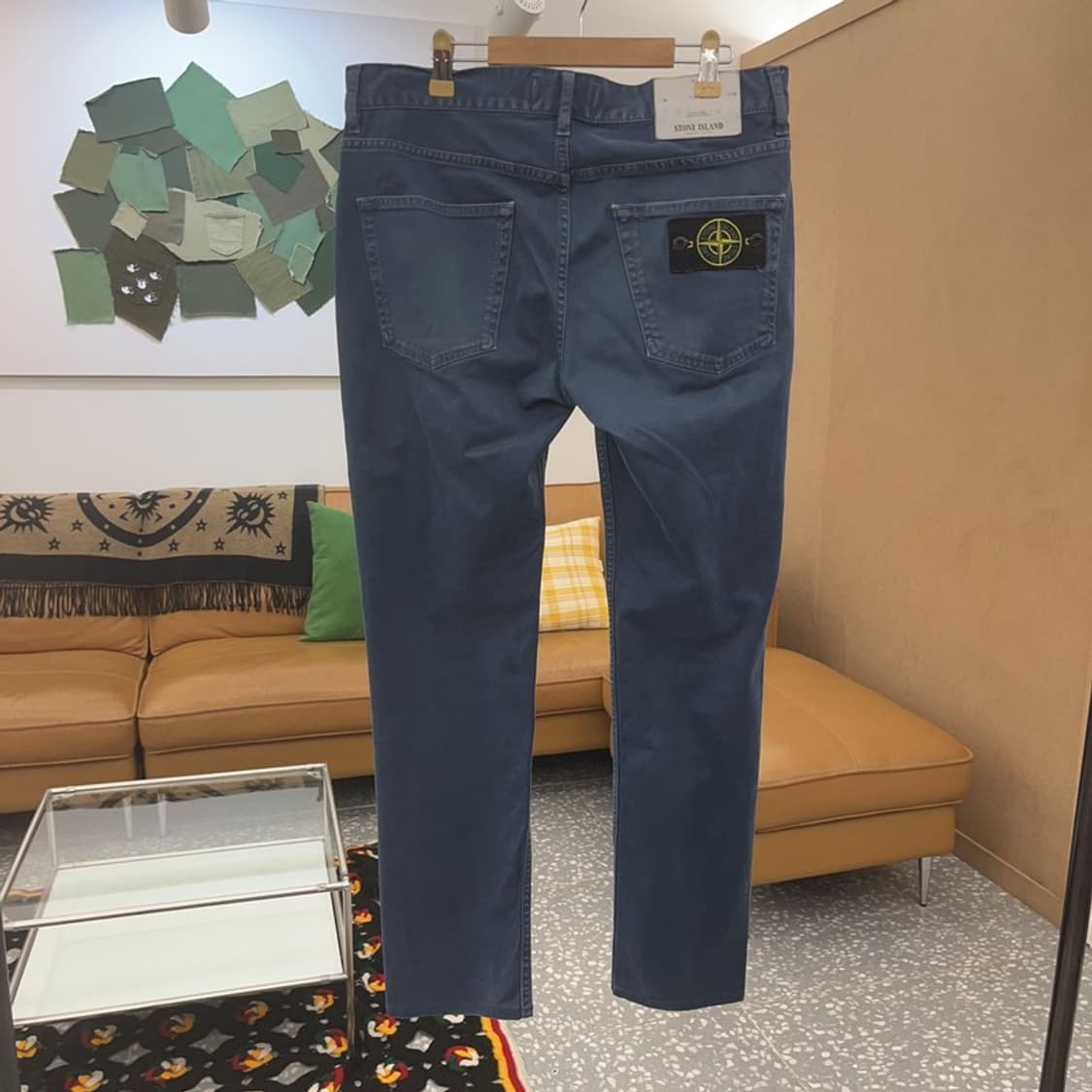 스톤아일랜드 빈티지 포켓패치 스트레이트 면바지 31인치 C07146 상품이미지4