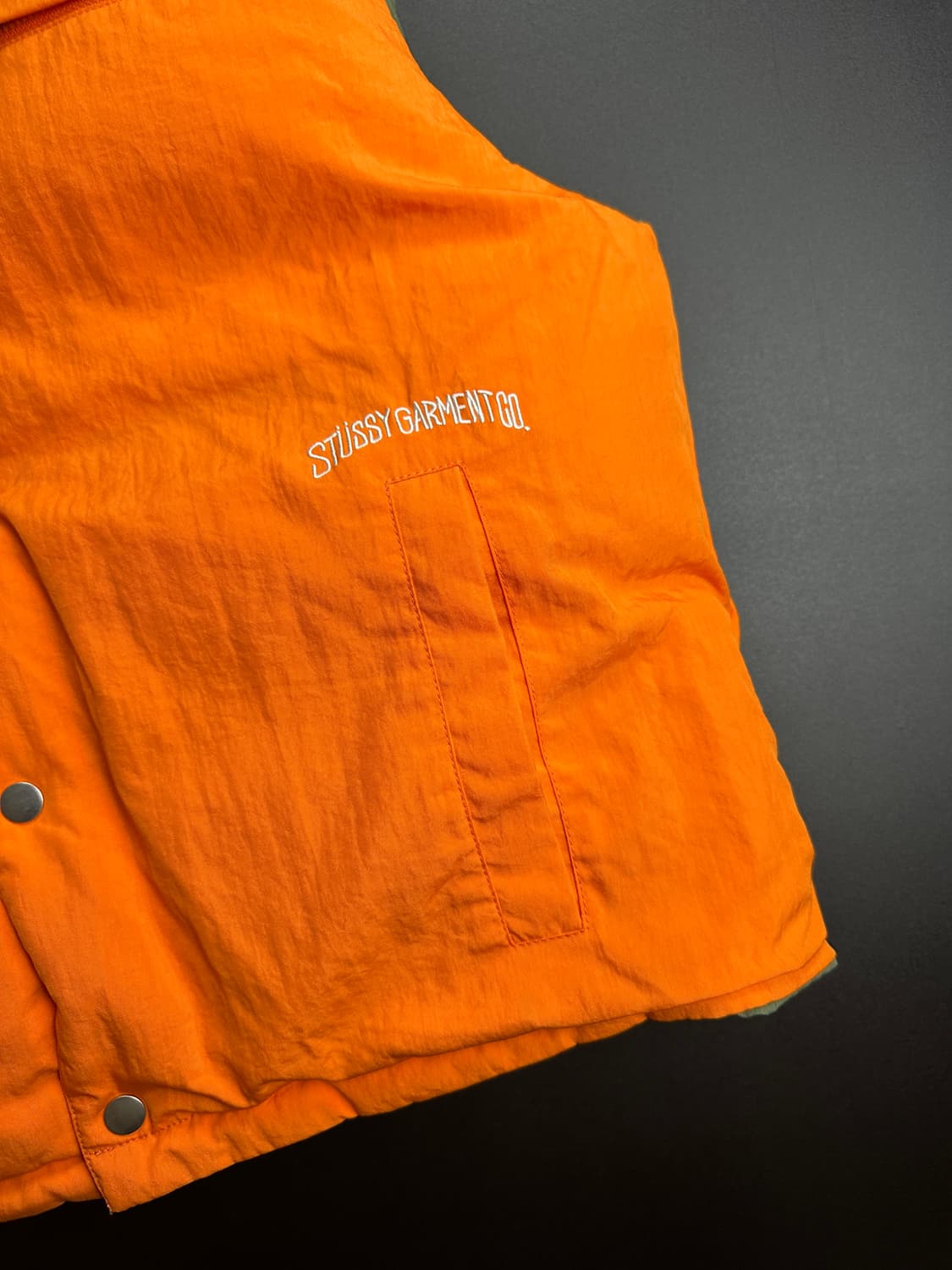 Stussy down reversible vest 상품이미지4