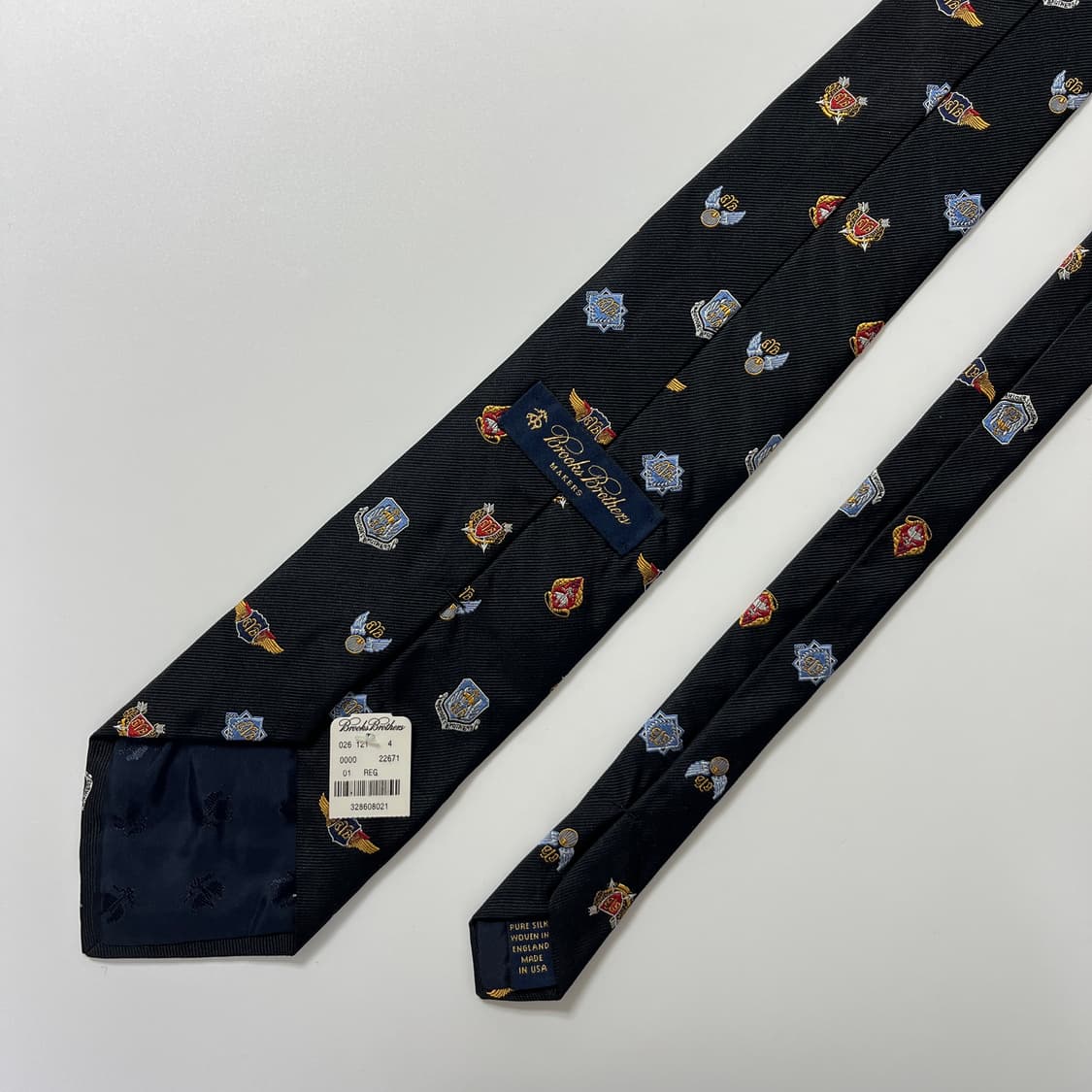 새상품 정품 명품 브룩스 브라더스 넥타이 9.5 블랙 상품이미지4